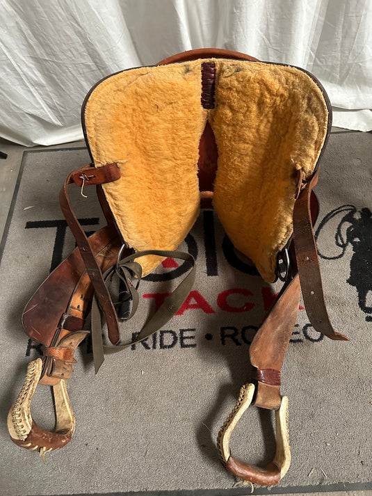 Used Crates Barrel Saddle 14.5"