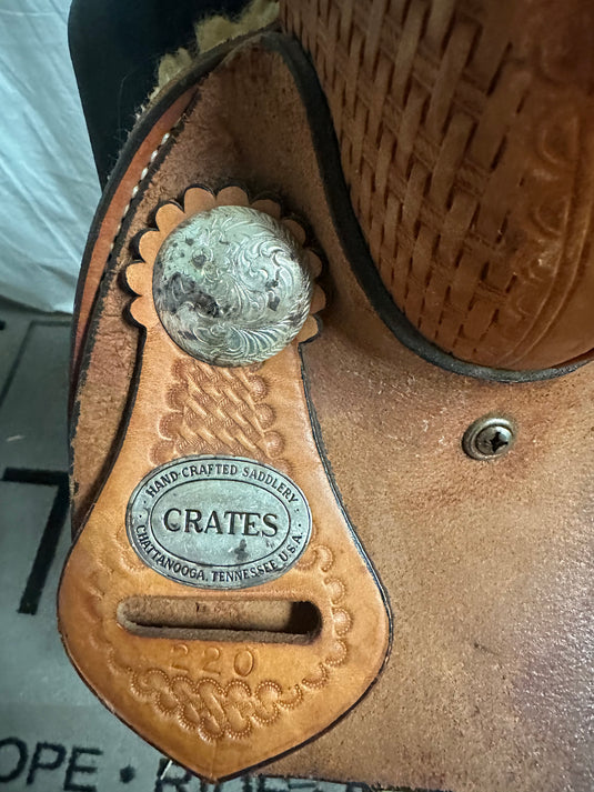 Used Crates Barrel Saddle 14.5"
