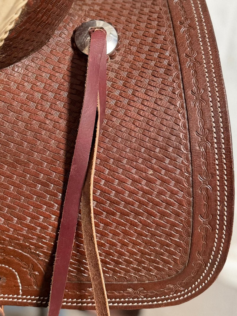 Load image into Gallery viewer, Used JC Martin Wade Team Roper Saddle 15"
