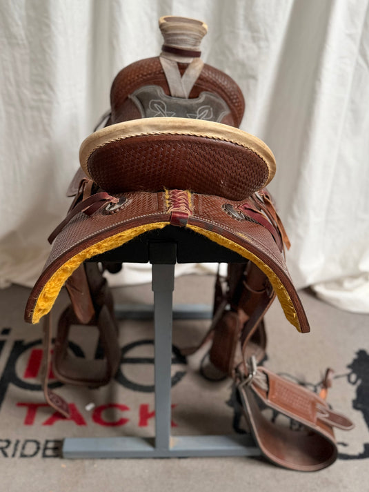 Used JC Martin Wade Team Roper Saddle 15"