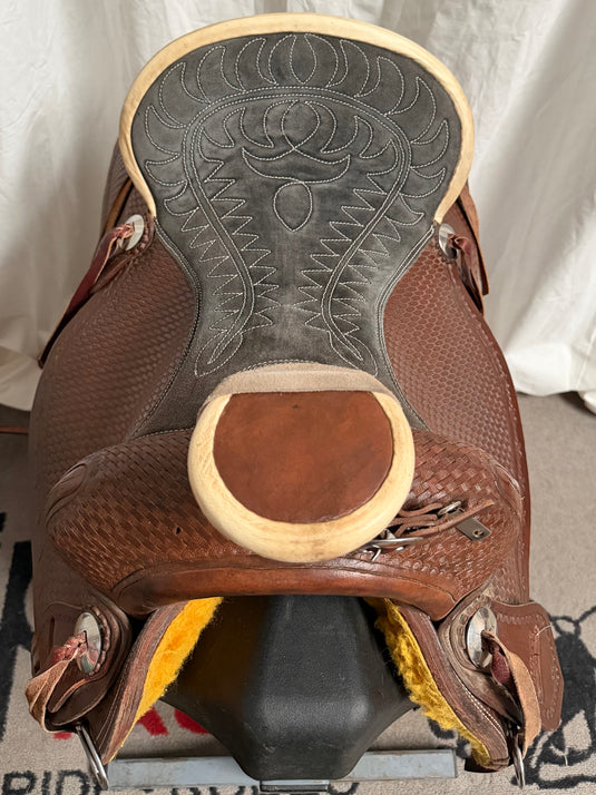 Used JC Martin Wade Team Roper Saddle 15"