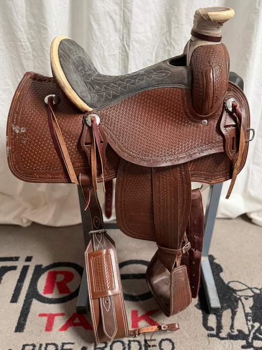 Used JC Martin Wade Team Roper Saddle 15