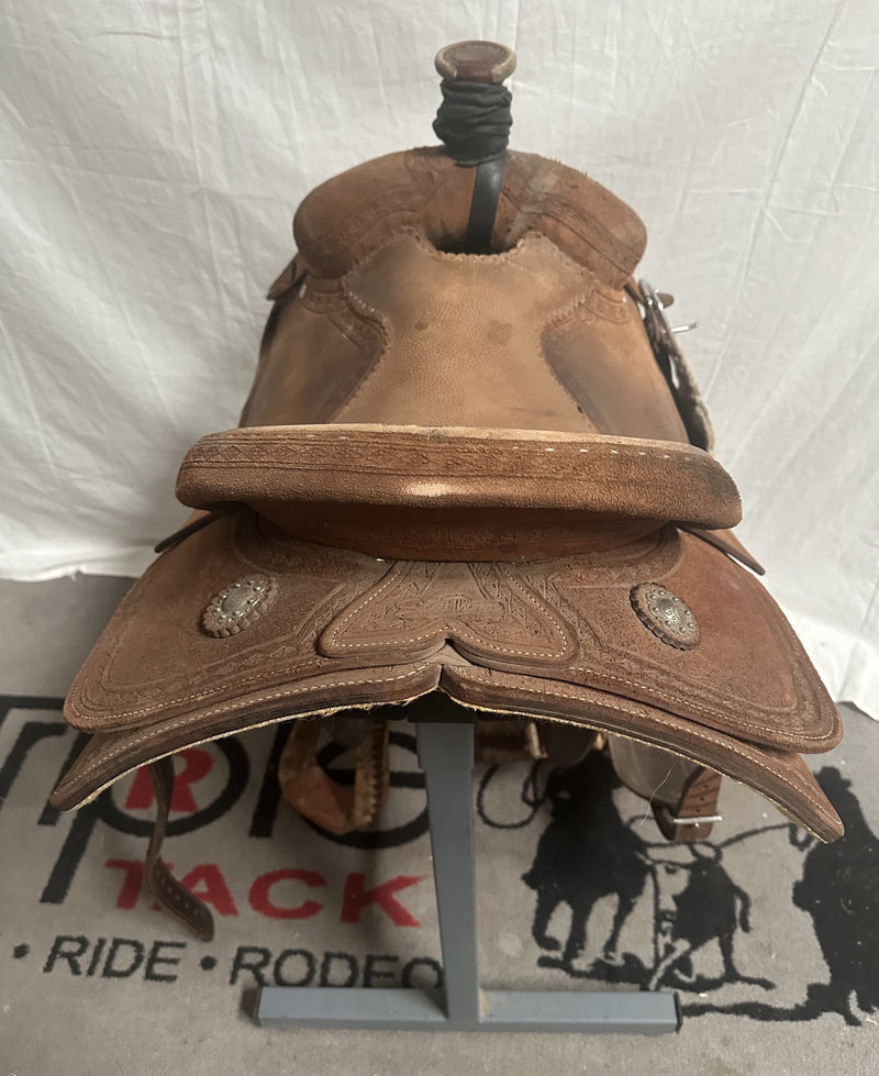 Load image into Gallery viewer, Used Scott Thomas TR800 Team Roper Saddle 15.5"
