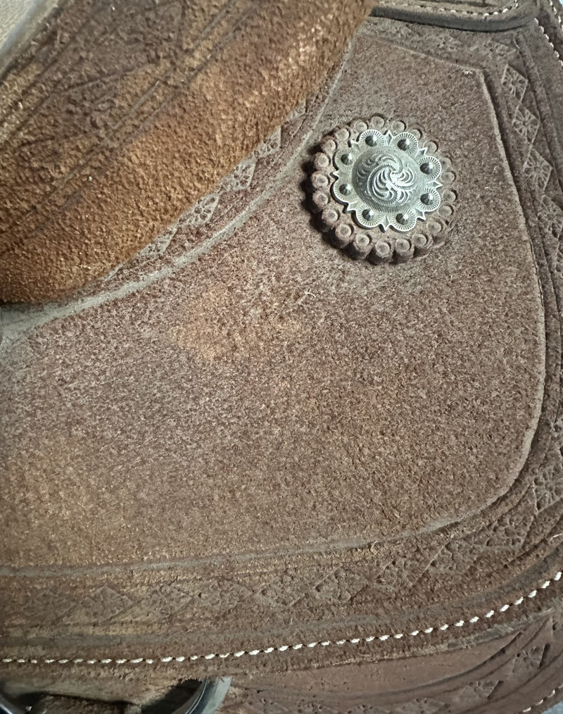 Load image into Gallery viewer, Used Scott Thomas TR800 Team Roper Saddle 15.5"
