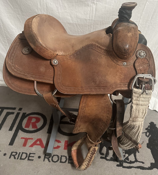 Used Scott Thomas TR800 Team Roper Saddle 15.5