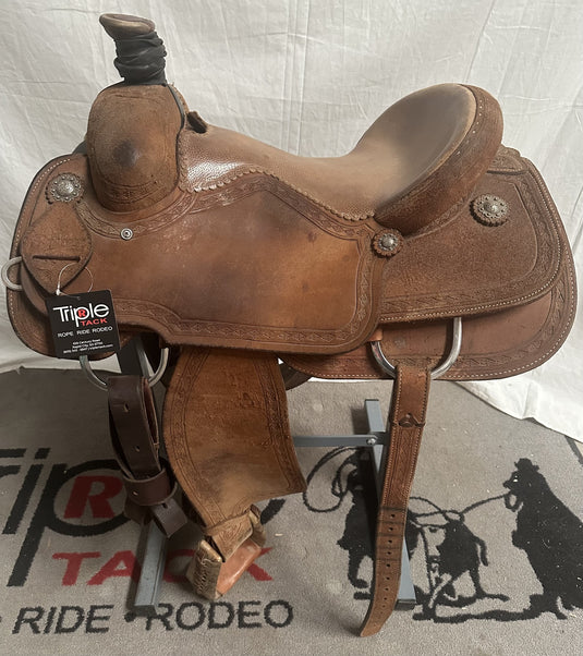Used Scott Thomas TR800 Team Roper Saddle 15.5