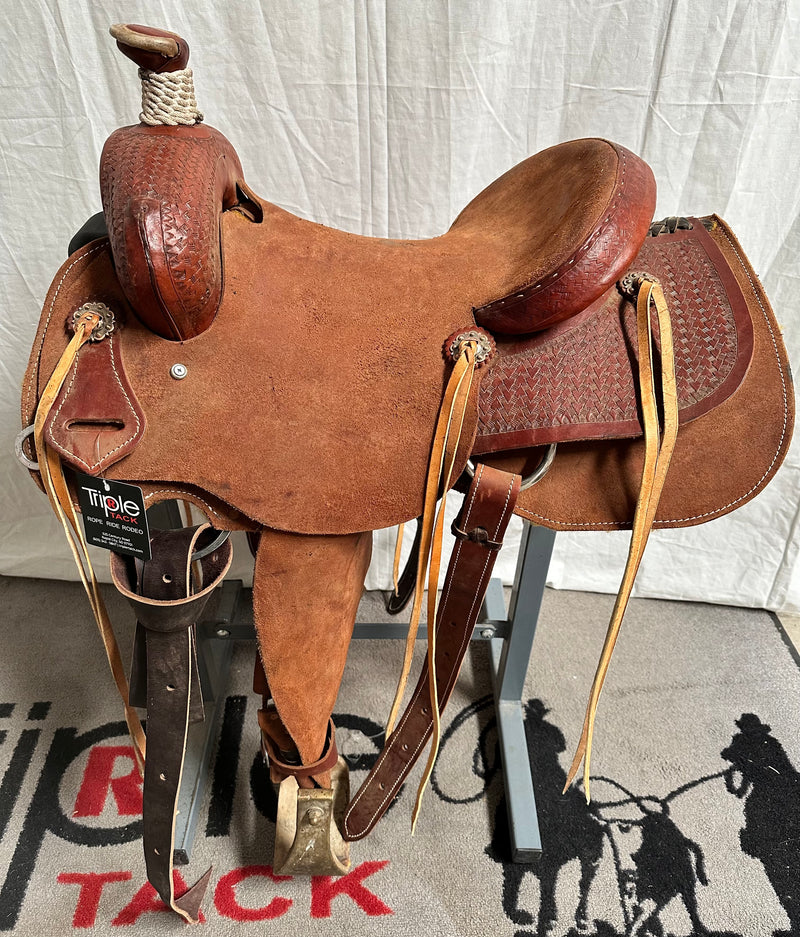 Load image into Gallery viewer, Used No Name Rancher Saddle 15"
