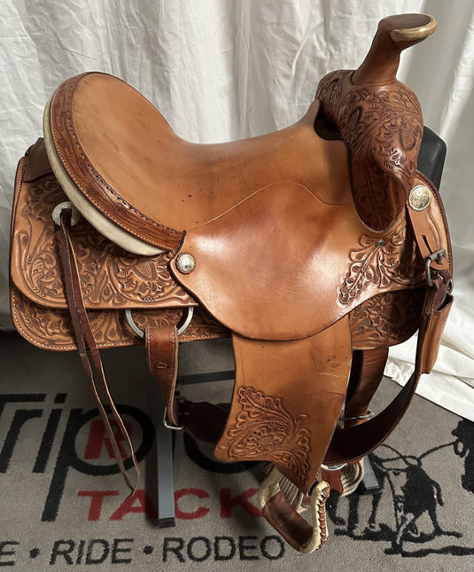 Used Courts Floral Ranch Saddle 16