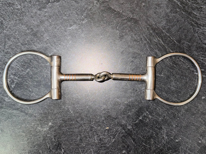 Load image into Gallery viewer, Used MetaLab D-Ring Smooth Snaffle Bit
