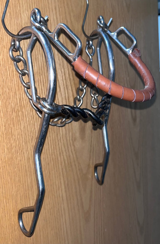 Used Leather Wrapped Nose Combo Bit