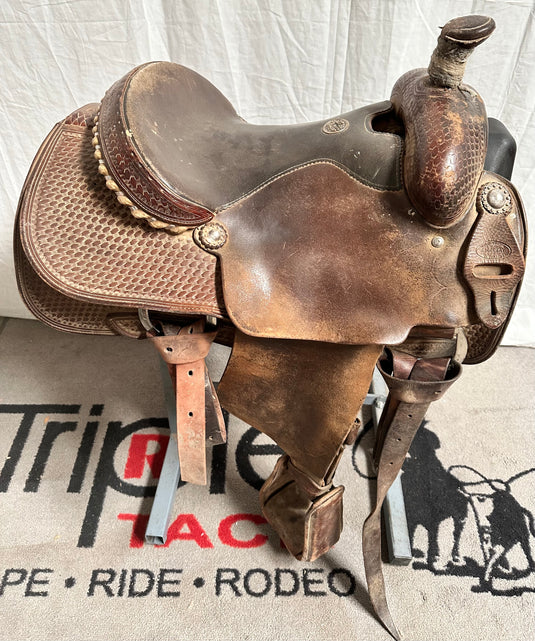 Used Dale Martin Calf Roper Saddle 14.5