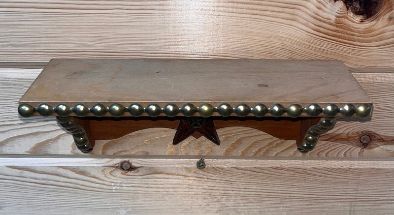 Load image into Gallery viewer, Small 1 Big Star &amp; Dots Wooden Shelf
