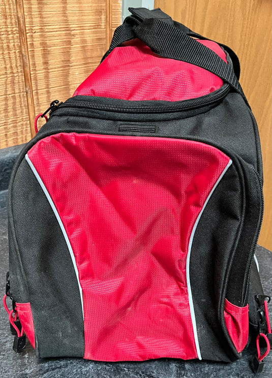 Port & Co. Trophy Gear Bag - Black/Red - National Little Britches Rodeo
