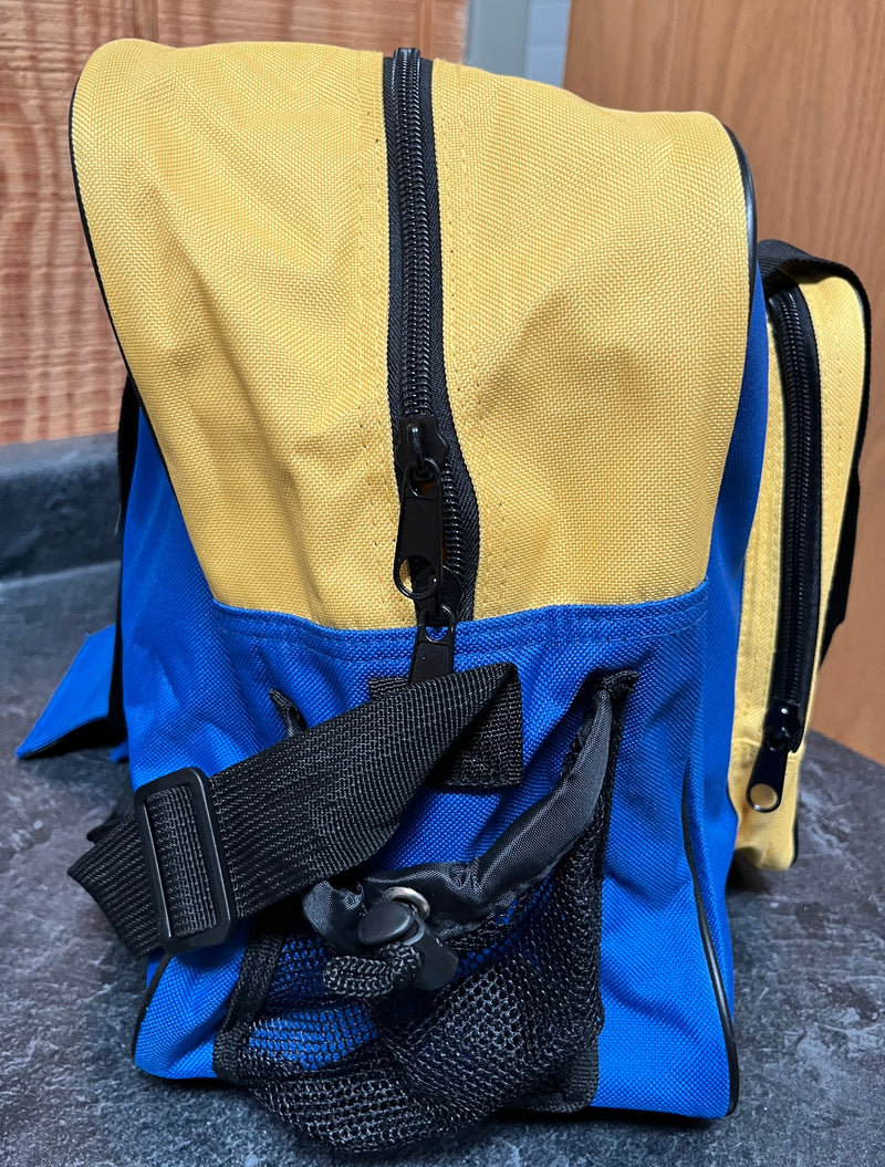 Load image into Gallery viewer, Pro Choice Trophy Gear Bag - Blue/Yellow - Wrangler/Corral West
