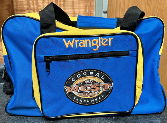 Pro Choice Trophy Gear Bag - Blue/Yellow - Wrangler/Corral West