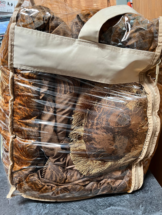 Micro Suede 7-Piece California King Comforter Set - Lavish Brown