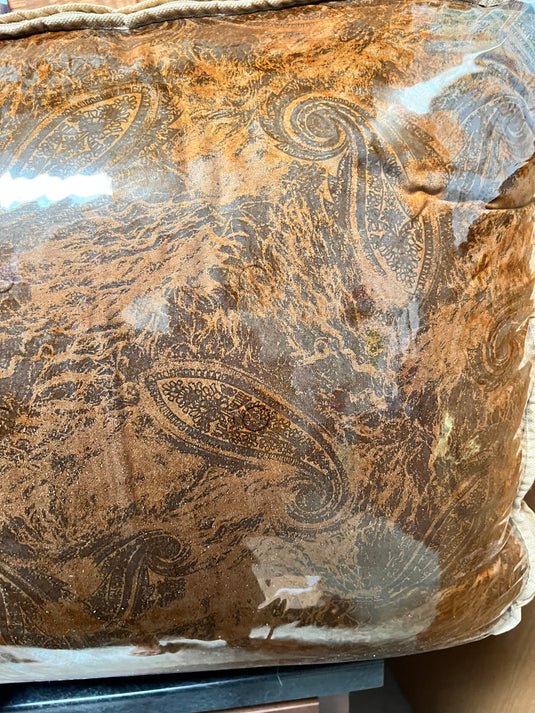 Micro Suede 7-Piece California King Comforter Set - Lavish Brown