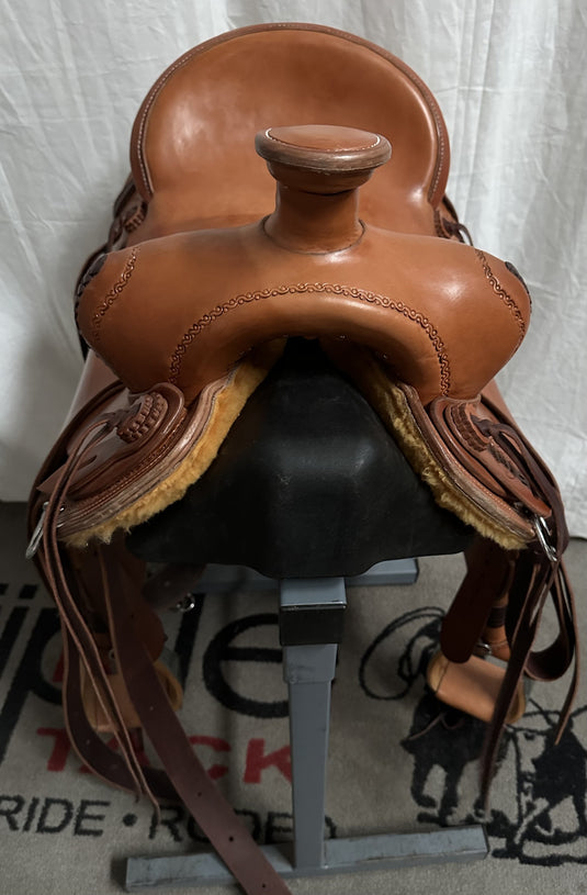 Used Kelly Hauser Team Roper Saddle 16"