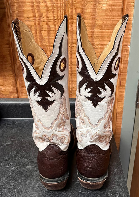 Used Hondo 16" Cowhide Buckaroo Boots - 12 D