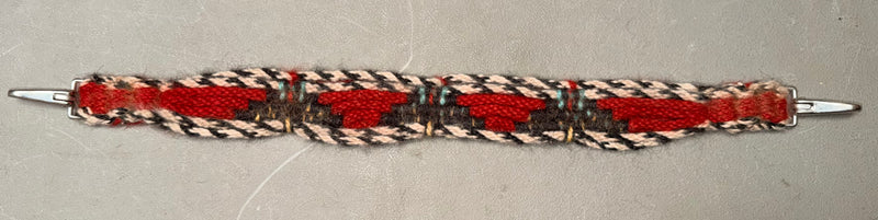 Load image into Gallery viewer, Used Mohair Wither Strap - Red/Black/White
