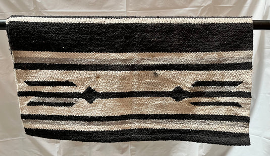 Used Mayatex Saddle Blanket - Black/White