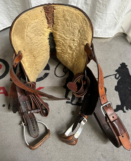 Used Jim Stoney Barrel Saddle 12.5"