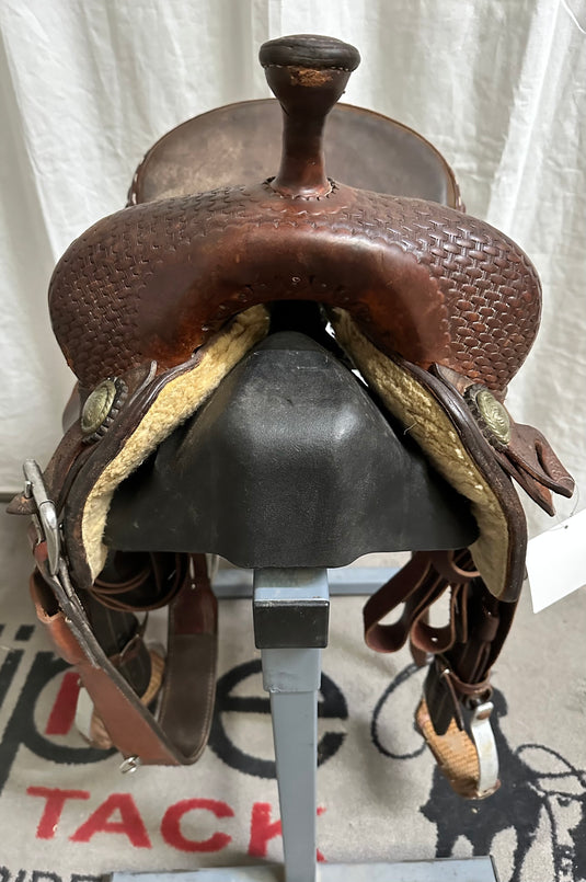 Used Jim Stoney Barrel Saddle 12.5"