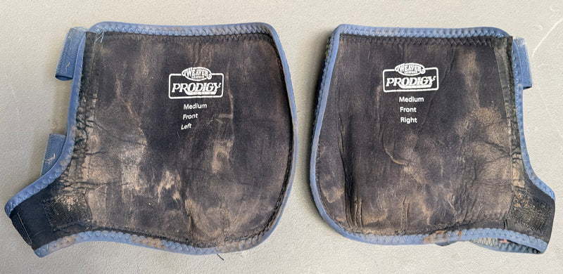 Load image into Gallery viewer, Used Weaver Prodigy Protective Boot - Medium Front - Navy/Floral
