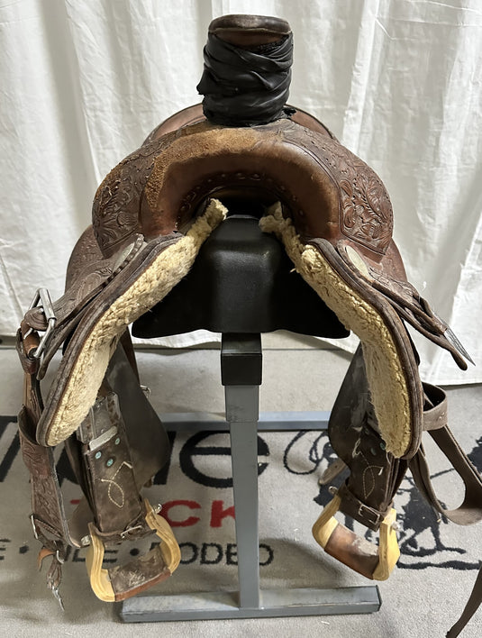 Used Tener's Team Roper Saddle 15"
