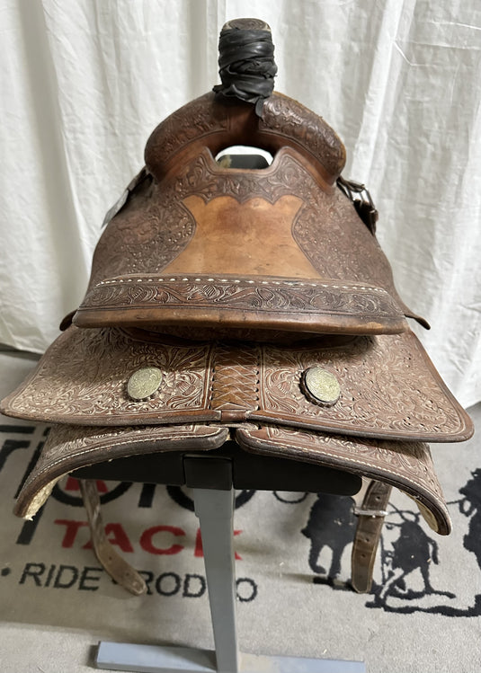 Used Tener's Team Roper Saddle 15"