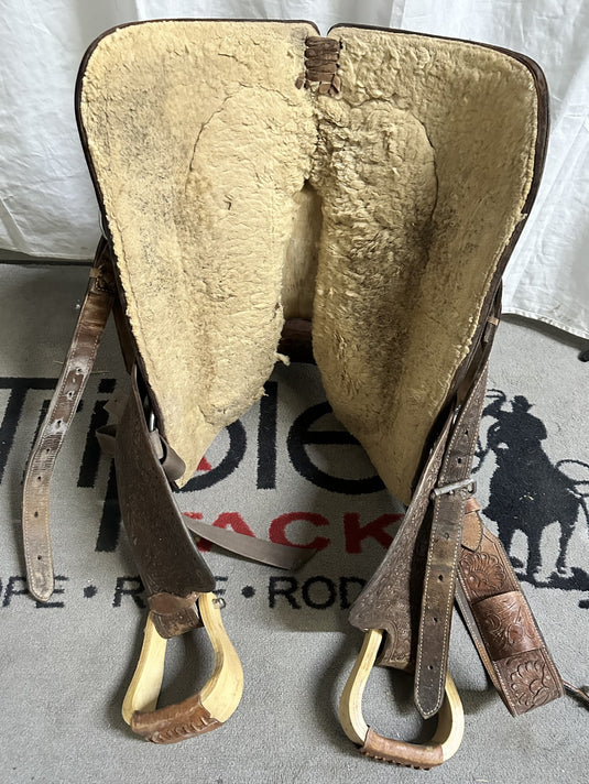 Used Tener's Team Roper Saddle 15"