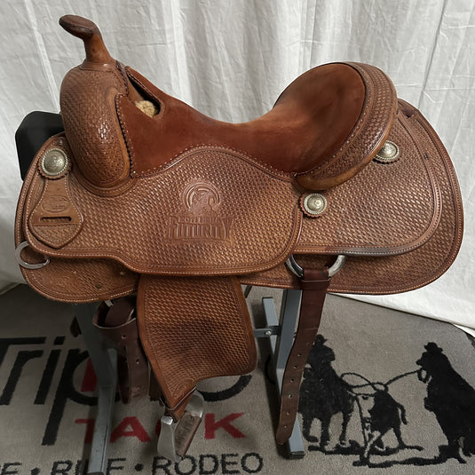 Used Bob's Custom NRHA Futurity Reining Trophy Saddle 16
