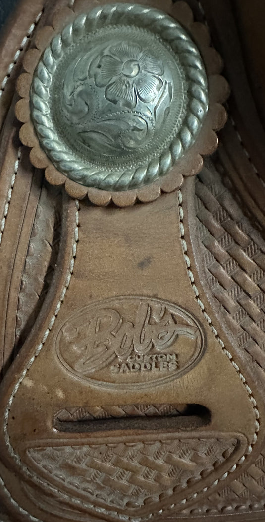Used Bob's Custom NRHA Futurity Reining Trophy Saddle 16"