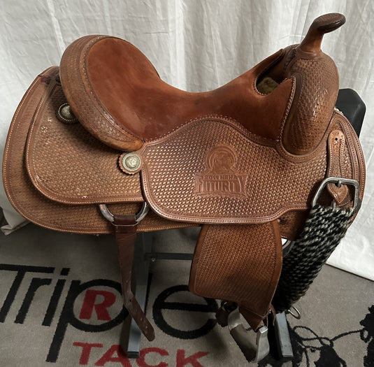 Used Bob's Custom NRHA Futurity Reining Trophy Saddle 16
