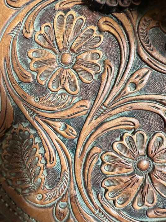 Used Scott Thomas Calf Roper Saddle 14.5"