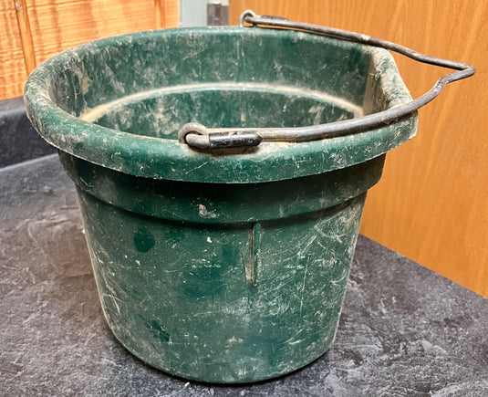 Used Flat Back Bucket - Green