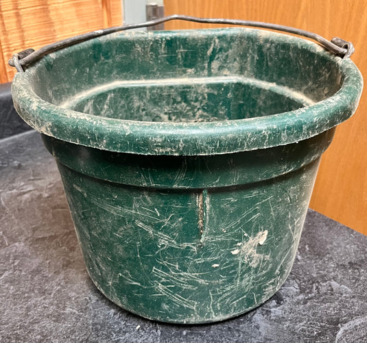 Used Flat Back Bucket - Green