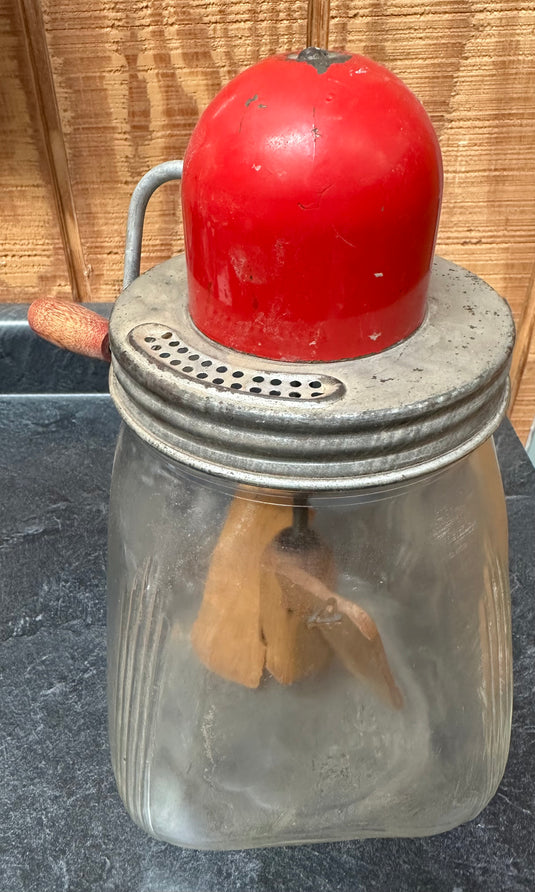 Vintage Daisy #4 Butter Churn