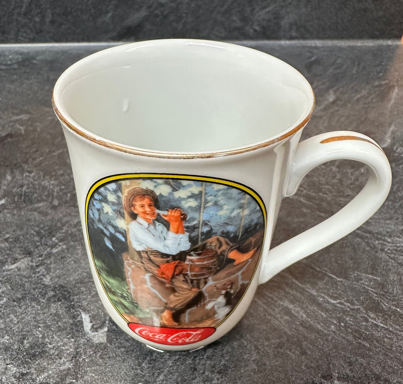Load image into Gallery viewer, 1932 Coco-Cola Norman Rockwell Coffee Cup
