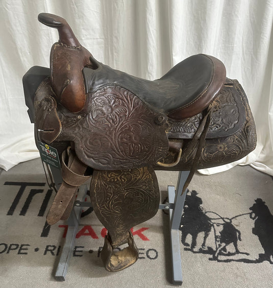 Used Old Style No Name Saddle 14.5"