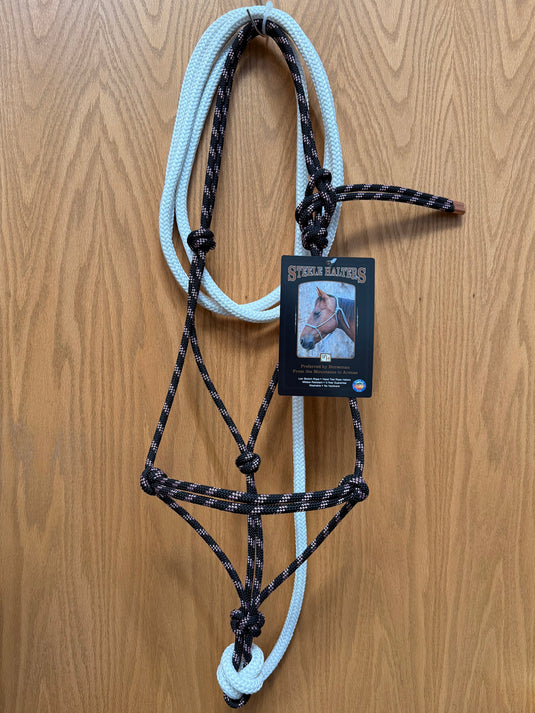 Steele Rope Halter with 10' Lead - Standard Horse