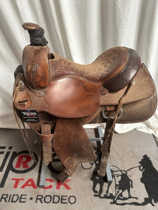 Used Circle Y Team Roper Saddle 15