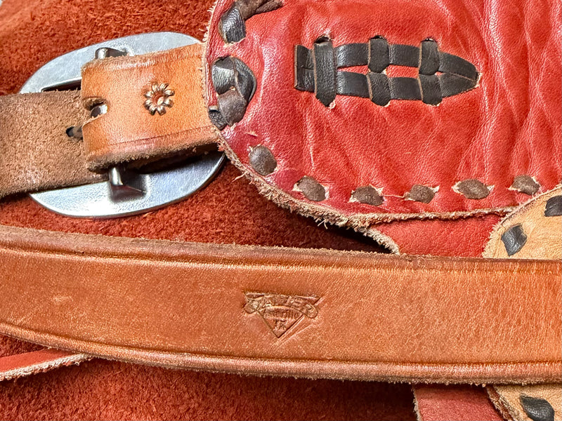 Load image into Gallery viewer, Used Oliver Saddle Shop Chinks - Made in Amarillo, TX
