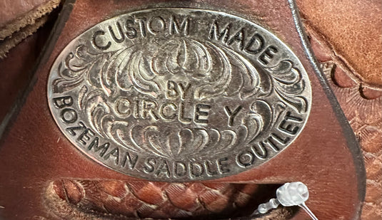 Used Circle Y All Around Saddle 15"