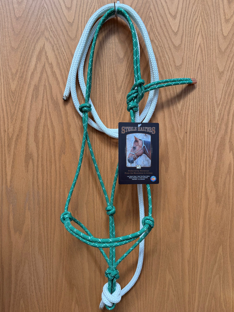 Load image into Gallery viewer, Steele Rope Halter with 10' Lead - Standard Horse
