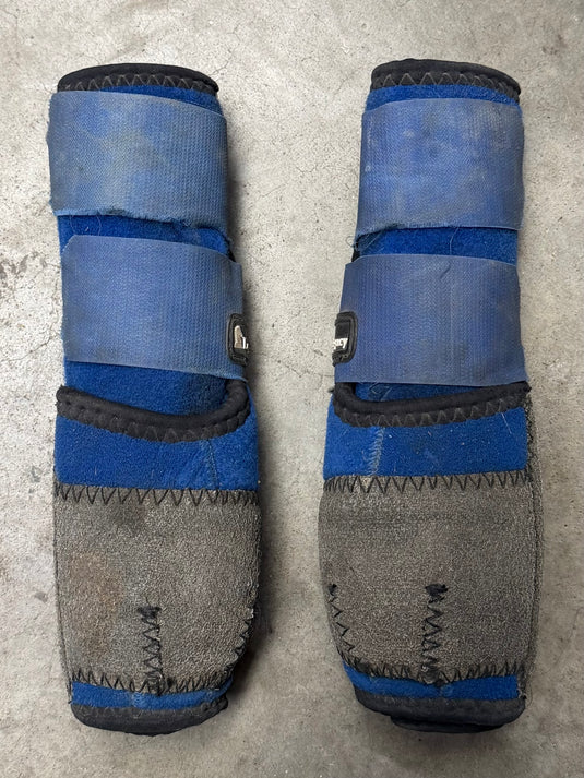 Used CE Legacy Protective Boots - Blue - Front - Medium