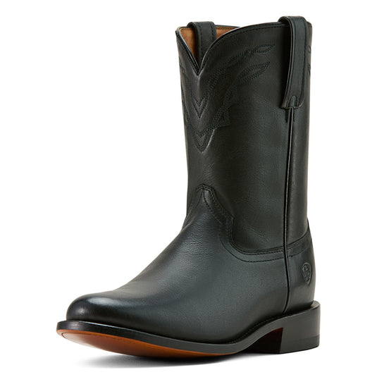 Ariat 10" Downtown Western Almond Toe Boot - Inkwell Black