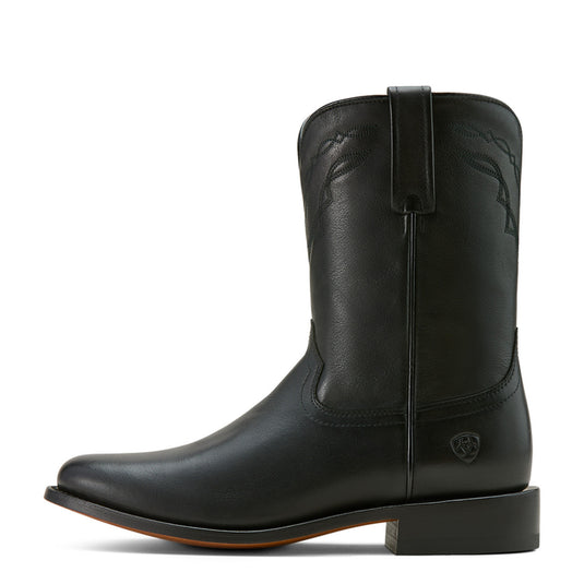 Ariat 10" Downtown Western Almond Toe Boot - Inkwell Black