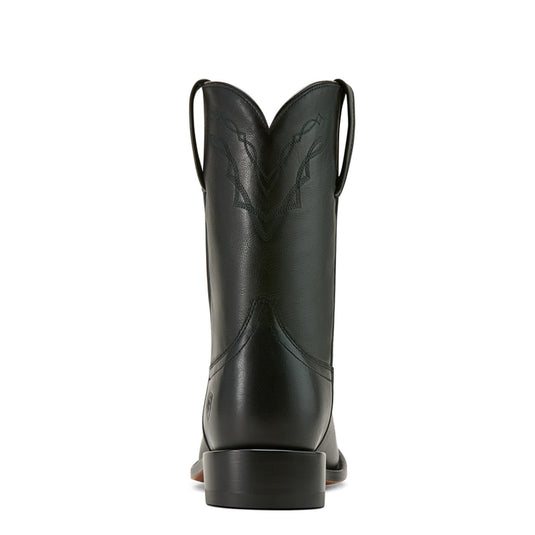 Ariat 10" Downtown Western Almond Toe Boot - Inkwell Black