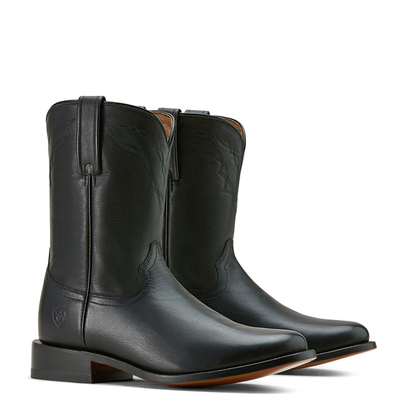Load image into Gallery viewer, Ariat 10" Downtown Western Almond Toe Boot - Inkwell Black
